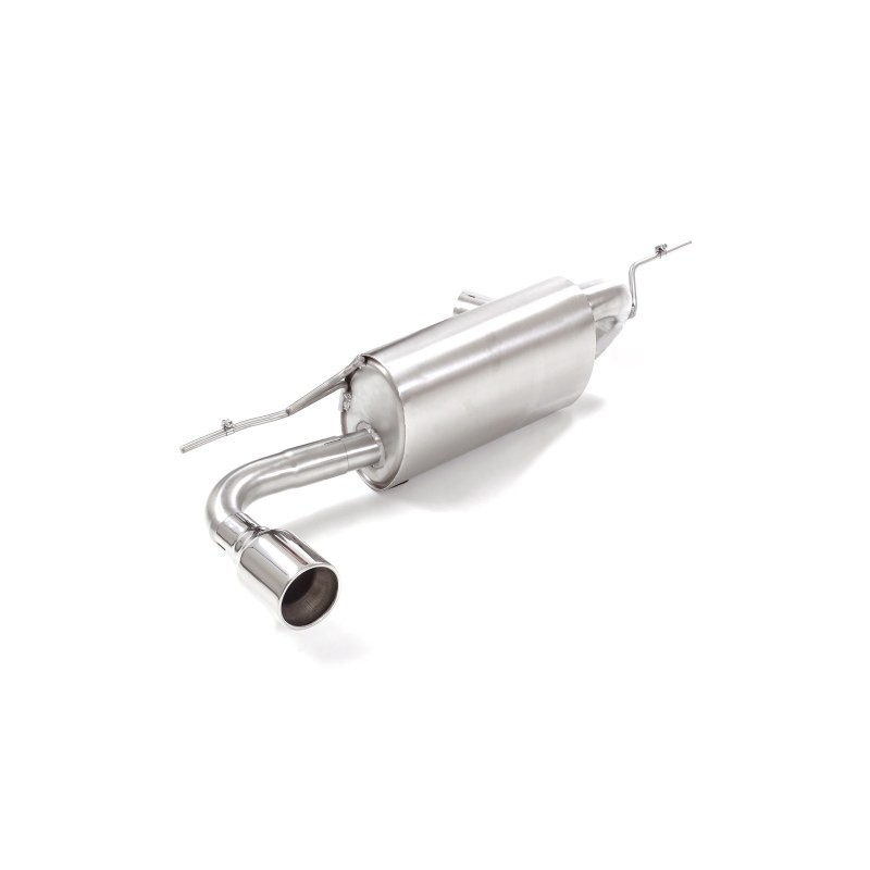 Silencieux arrière en inox avec 1 sortie ronde 90 mm  