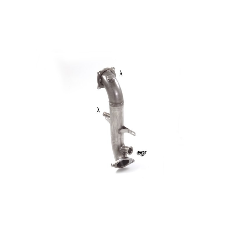 Tube remplacement cat groupe n en inox   
 Ligne avec diamètre majoré 76 mm
 Reprogrammation des modules électroniques nécess.