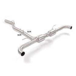 Silencieux arrière duplex en inox pour sortie esthétiques originaux
 Ligne avec diamètre majoré 70 mm
 Compatible uniquement .