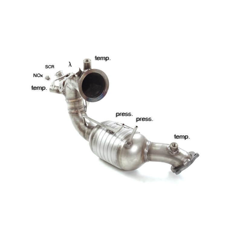 Catalyseur group n + tube remplacement filtre à particules groupe n en inox   
 
 Reprogrammation des modules électroniques n.