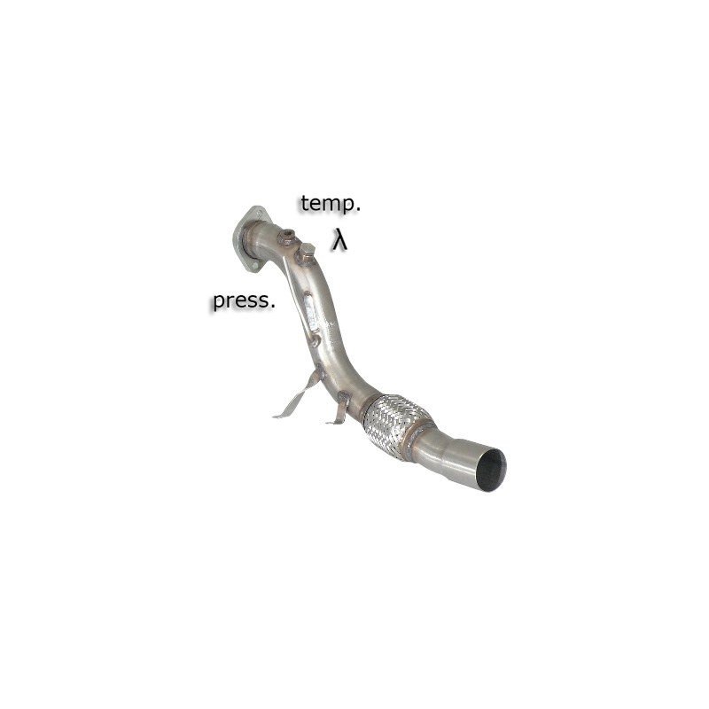 Tube remplacement cat groupe n en inox
 
 Reprogrammation des modules électroniques nécessaire 
