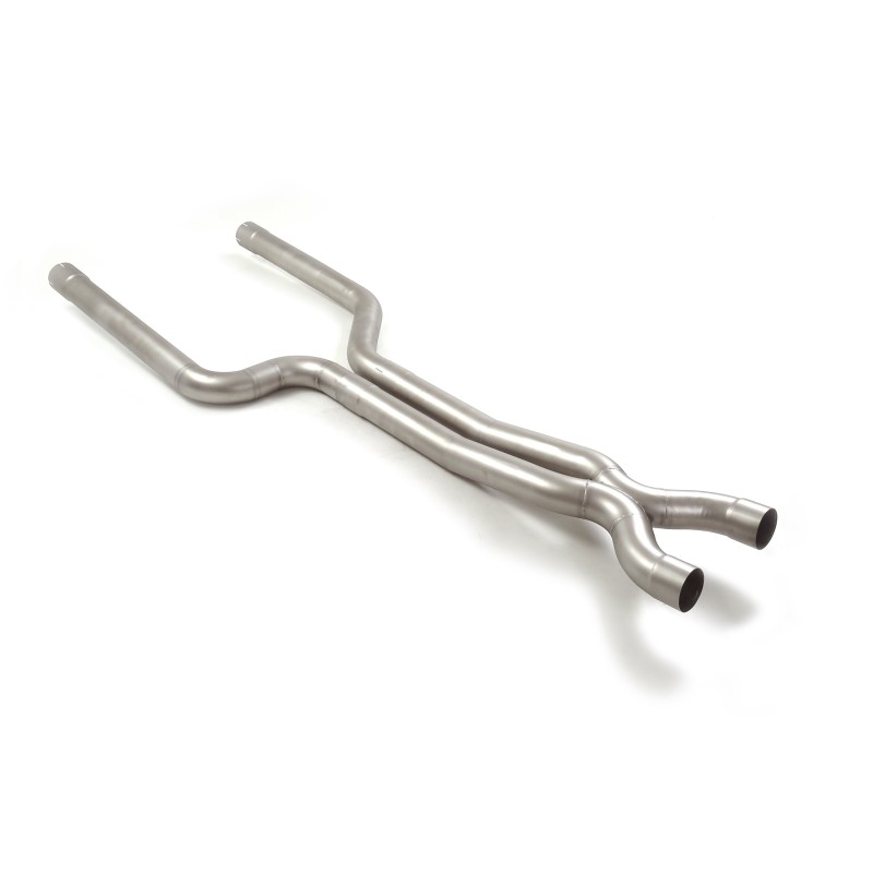 Tube remplacement 2ème cat groupe n en inox + Tube intermédiaire en inox 