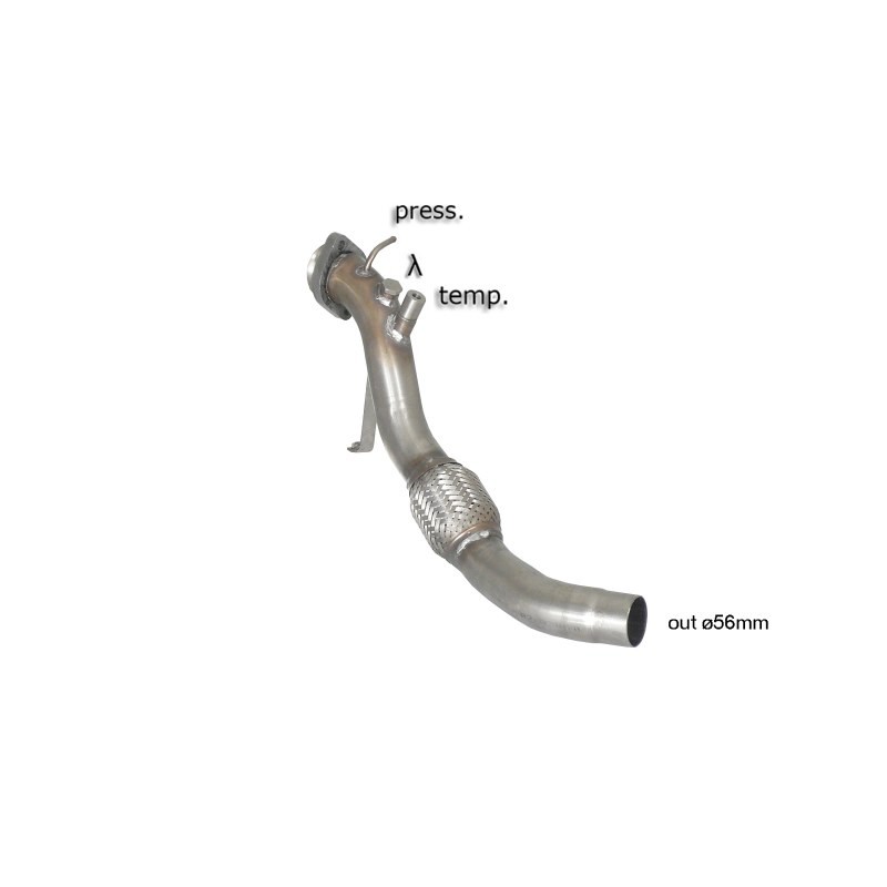 Tube remplacement cat groupe n en inox - mot.204D4 (1995cc) Euro4
 
 Reprogrammation des modules électroniques nécessaire