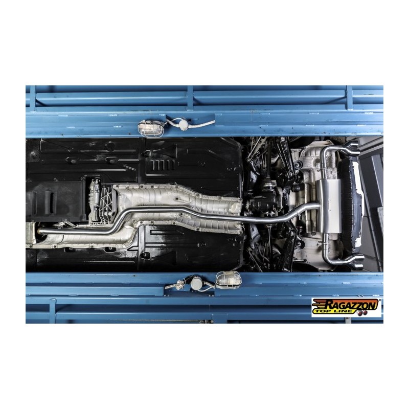 Tube intermédiaire en inox (pour Euro5) - Tube remplacement 2ème cat groupe n en inox (pour Euro6) - Ligne avec diamètre majo.