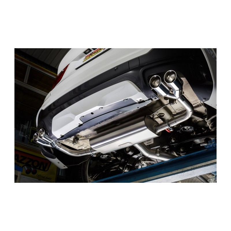 Tube intermédiaire en inox (pour Euro5) - Tube remplacement 2ème cat groupe n en inox (pour Euro6) - Ligne avec diamètre majo.