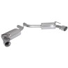 Silencieux arrière duplex en inox g/d avec 1 sortie ronde Sport Line 102 mm Silencieux arrière duplex en inox g/d avec 1 sortie ronde Sport Line 102 mm