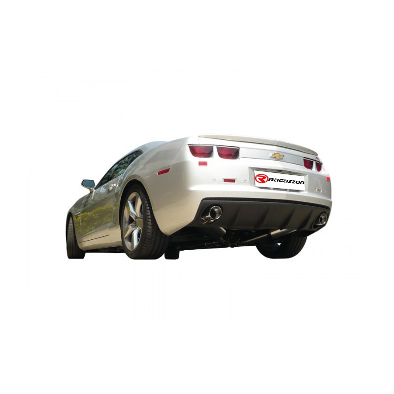 Silencieux arrière duplex en inox g/d avec 1 sortie ronde Sport Line 102 mm