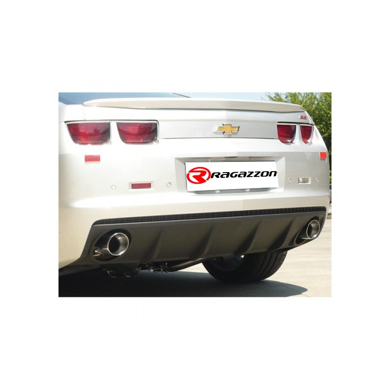 Silencieux arrière duplex en inox g/d avec 1 sortie ronde Sport Line 102 mm