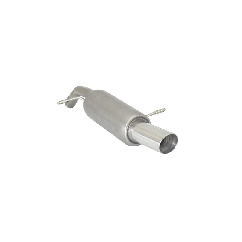 Silencieux arrière en inox avec 1 sortie ronde Sport Line 90 mm Silencieux arrière en inox avec 1 sortie ronde Sport Line 90 mm