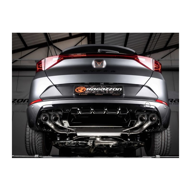 Silencieux intermédiaire en inox  
 Ligne avec diamètre majoré 76 mm