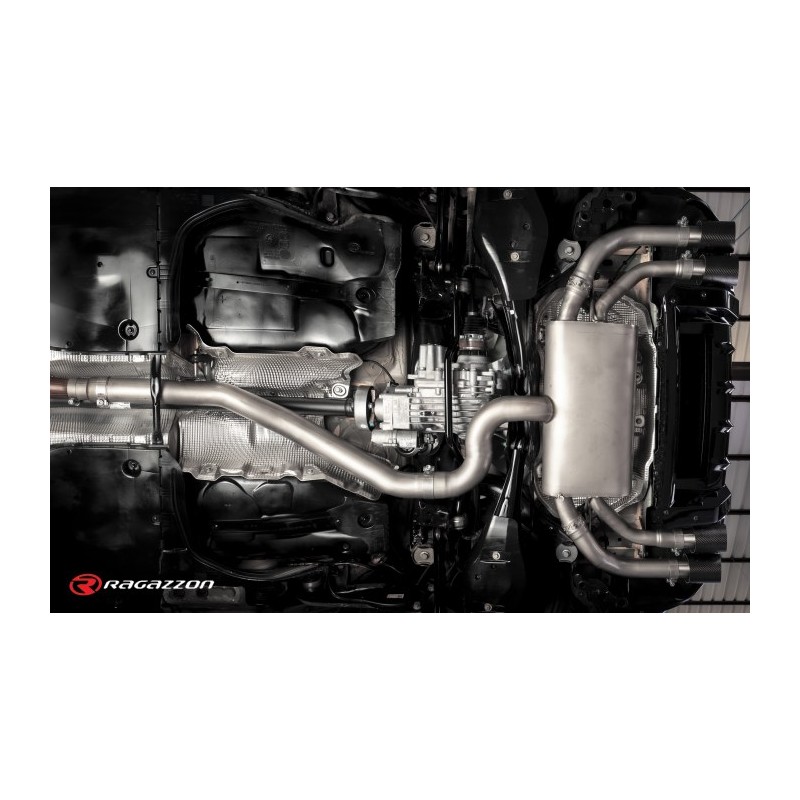 Tube intermédiaire groupe n sans silencieux en inox  
 Ligne avec diamètre majoré 76 mm