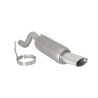 Silencieux arrière en inox avec 1 sortie ovale Sport Line 110 x 65 mm Silencieux arrière en inox avec 1 sortie ovale Sport Line 110 x 65 mm
