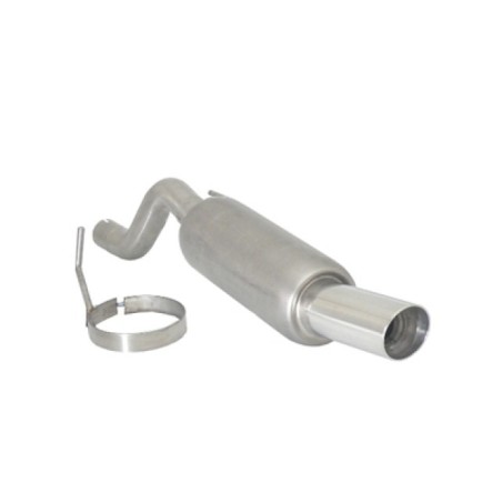 Silencieux arrière en inox avec 1 sortie ronde Sport Line 90 mm Silencieux arrière en inox avec 1 sortie ronde Sport Line 90 mm