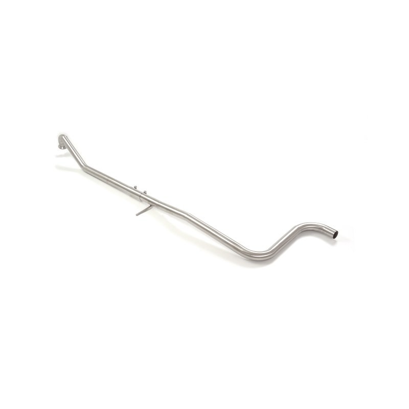 Tube intermédiaire groupe n sans silencieux en inox  