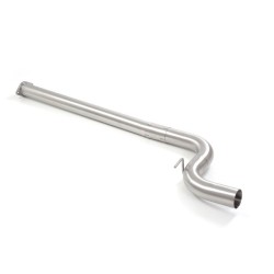 Tube intermédiaire groupe n sans silencieux en inox  
 Ligne avec diamètre majoré 76 mm