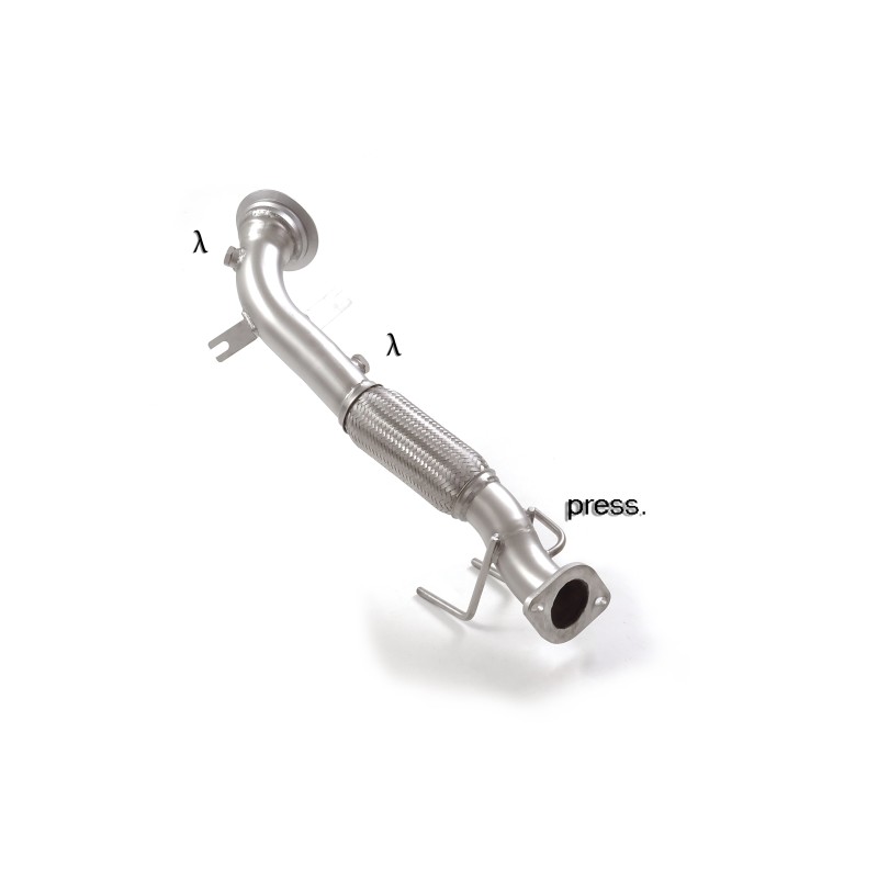 Tube remplacement cat groupe n en inox   
 
 Reprogrammation des modules électroniques nécessaire 