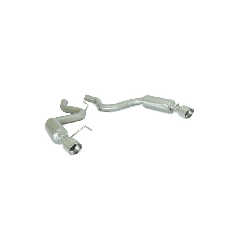 Silencieux arrière duplex en inox g/d avec sortie ronde Sport Line 102 mm
 Ligne avec diamètre majoré 70 mm