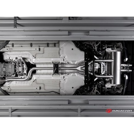 Tube remplacement cat groupe n en inox   
 Ligne avec diamètre majoré 70 mm
 Reprogrammation des modules électroniques nécess.