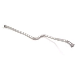 Tube intermédiaire groupe n sans silencieux en inox  