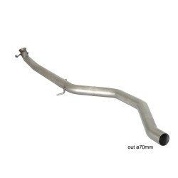 Tube intermédiaire en inox - Ligne avec diamètre majoré 70 mm