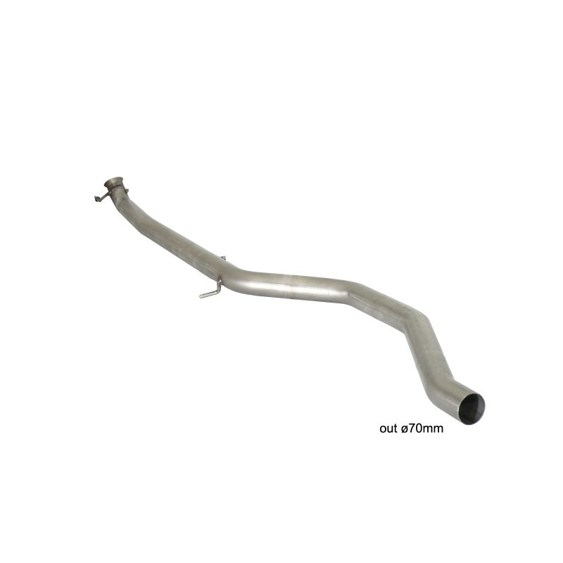 Tube intermédiaire en inox - Ligne avec diamètre majoré 70 mm