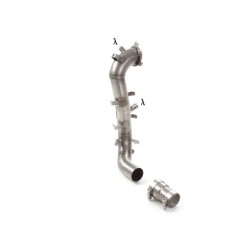 Tube remplacement cat groupe n en inox   
 Ligne avec diamètre majoré 70 mm
 Reprogrammation des modules électroniques nécess.