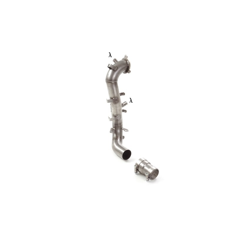 Tube remplacement cat groupe n en inox   
 Ligne avec diamètre majoré 70 mm
 Reprogrammation des modules électroniques nécess.