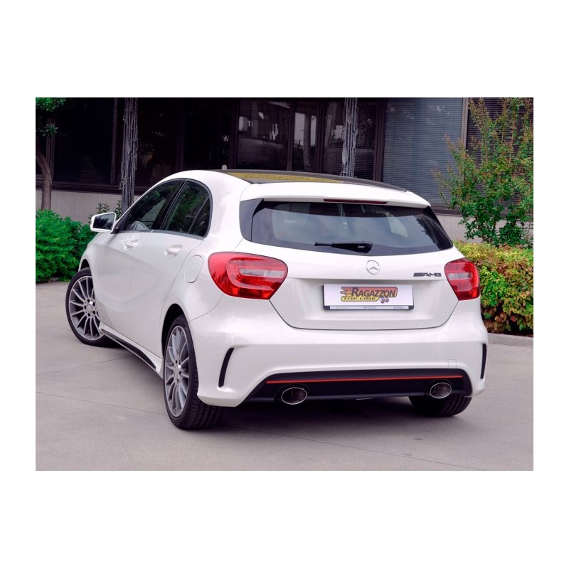 Silencieux arrière en inox