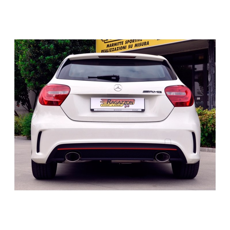 Silencieux arrière en inox