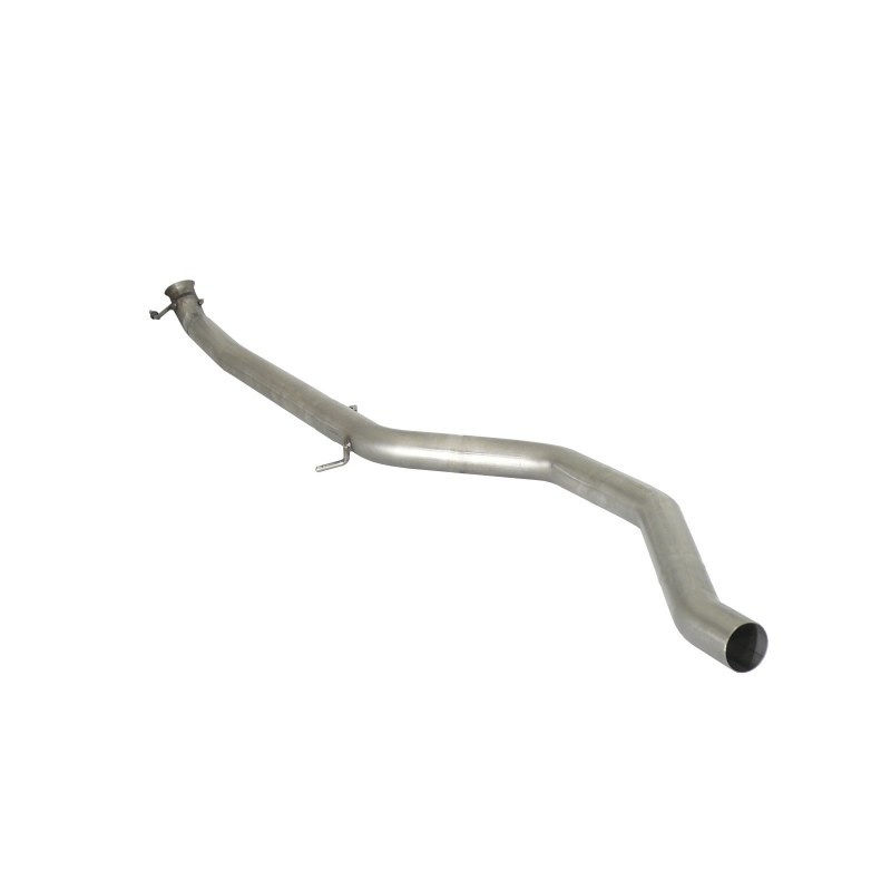 Tube intermédiaire groupe n sans silencieux en inox  