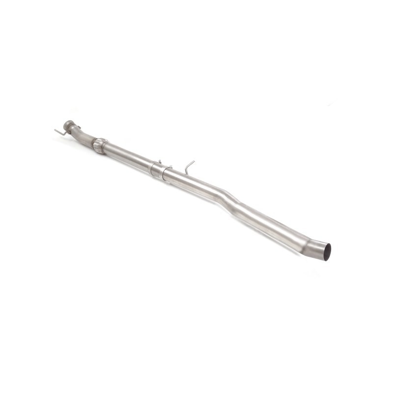 Tube intermédiaire groupe n sans silencieux en inox  