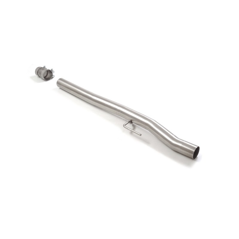 Tube intermédiaire groupe n sans silencieux en inox  
 Ligne avec diamètre majoré 70 mm