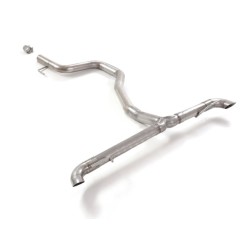 Tubes arrières duplex en inox pour sortie esthétiques originaux