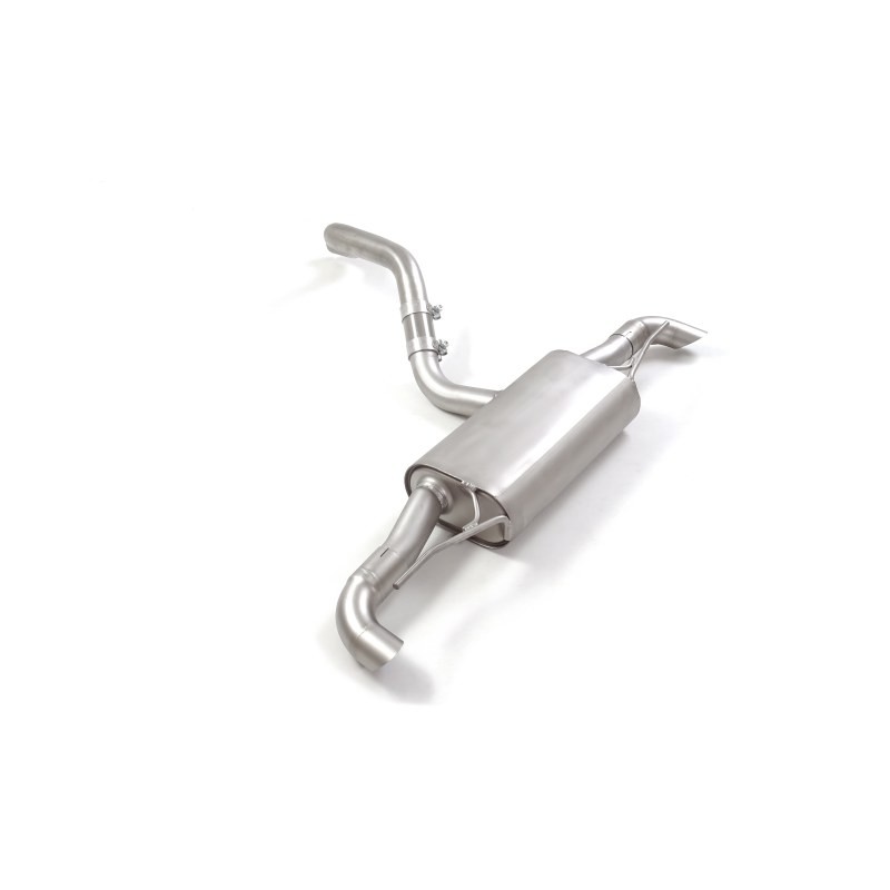 Silencieux arrière duplex en inox pour sortie esthétiques originaux