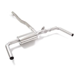 Silencieux arrière duplex en inox pour sortie esthétiques originaux
 Ligne avec diamètre majoré 76 mm