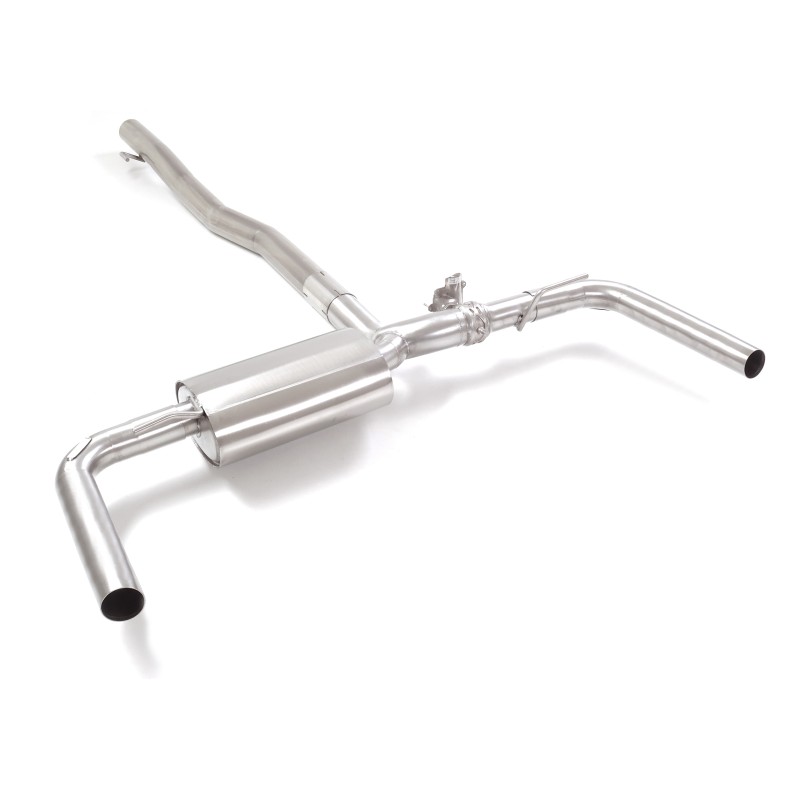 Silencieux arrière duplex en inox pour sortie esthétiques originaux
 Ligne avec diamètre majoré 76 mm