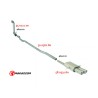 Tube remplacement cat groupe n en inox
 
 Reprogrammation des modules électroniques nécessaire  Tube remplacement cat groupe n en inox
 
 Reprogrammation des modules électroniques nécessaire