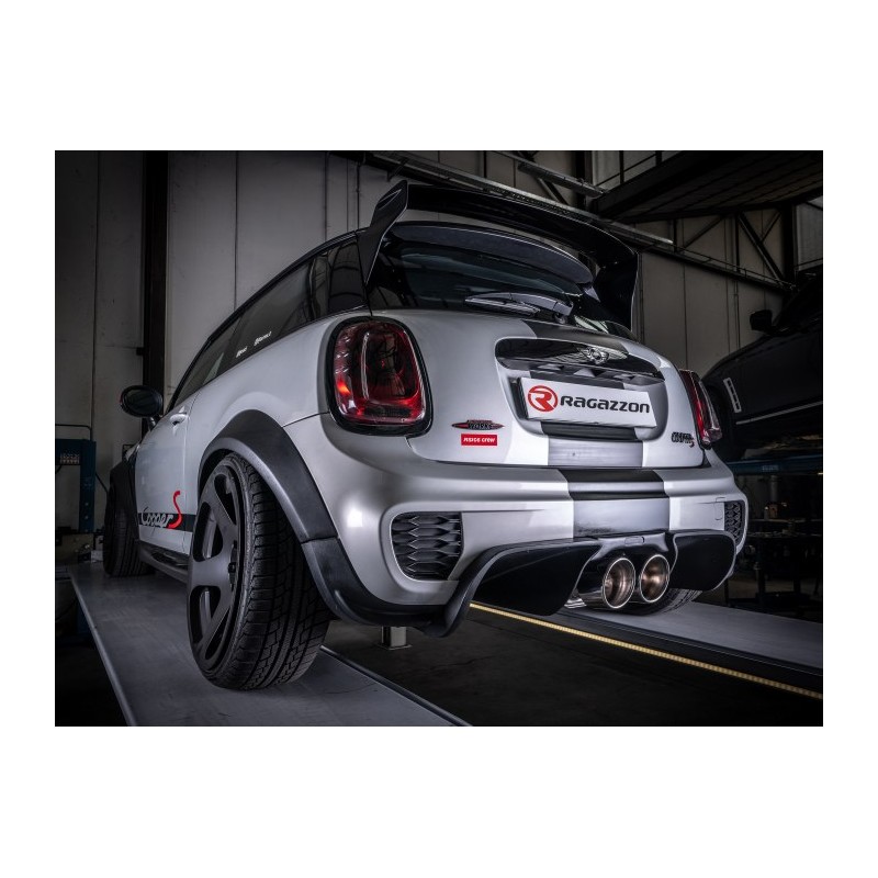 Tube intermédiaire groupe n sans silencieux en inox  
 Ligne avec diamètre majoré 70 mm