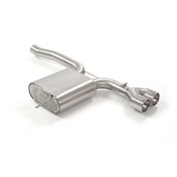 Silencieux arrière en inox avec 2 sorties rondes 102 mm
 Ligne avec diamètre majoré 70 mm