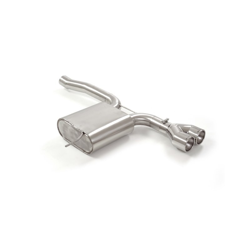Silencieux arrière en inox avec 2 sorties rondes 102 mm
 Ligne avec diamètre majoré 70 mm
