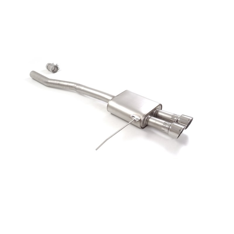 Silencieux arrière en inox avec 2 sorties Sport Line centrales  102 mm
 Ligne avec diamètre majoré 76 mm