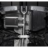 Silencieux arrière en inox avec 2 sorties rondes 102 mm Silencieux arrière en inox avec 2 sorties rondes 102 mm