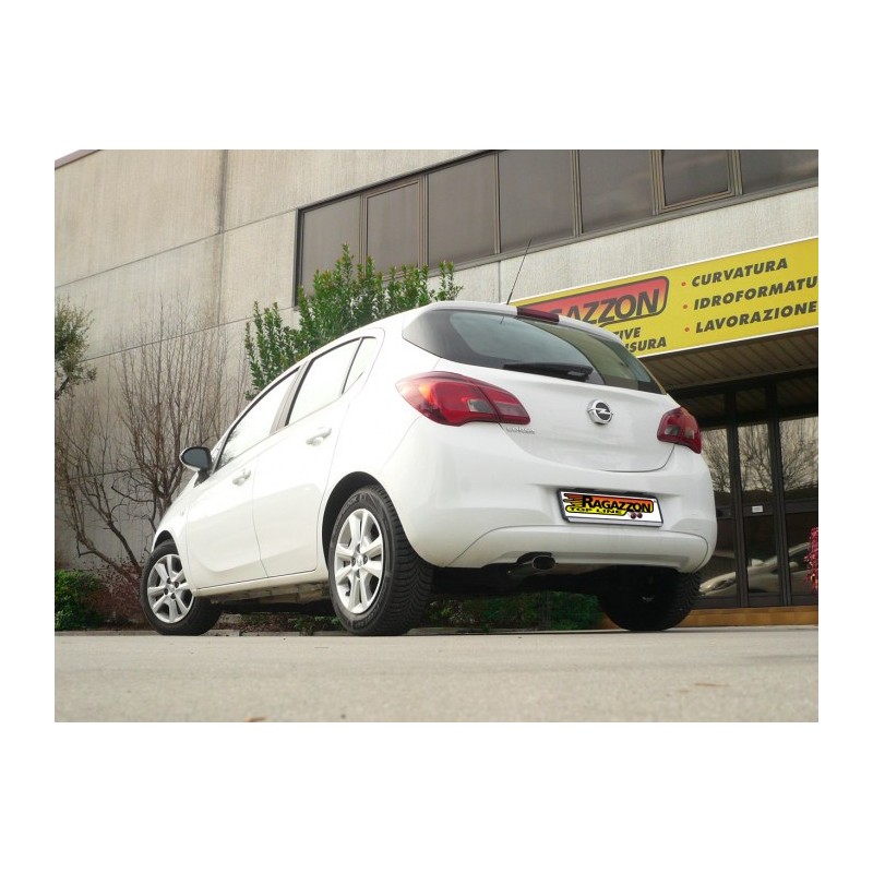 Silencieux arrière en inox avec 1 sortie ronde Sport Line 90 mm  