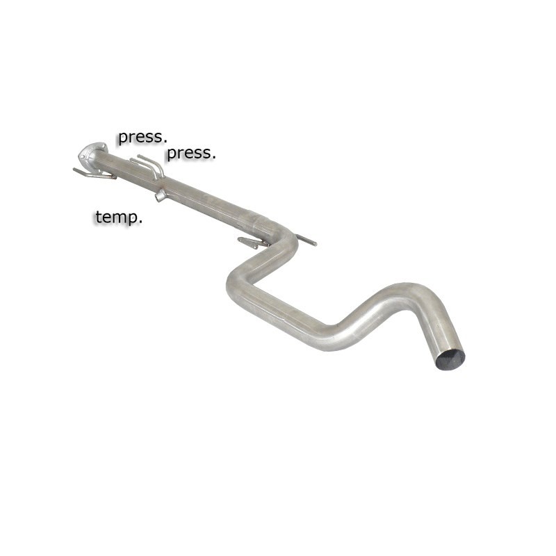 Tube remplacement 2ème cat. + tube remplacement filtre à particules groupe n en inox
(mot. Z19DT - 1910cc)
 
 Reprogrammation.