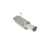 Silencieux arrière en inox avec 1 sortie ronde Sport Line 90 mm Silencieux arrière en inox avec 1 sortie ronde Sport Line 90 mm