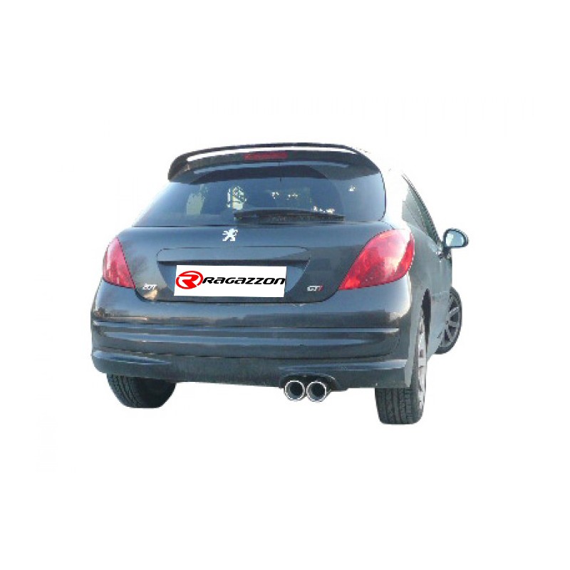 Tube antérieur en inox avec flexible