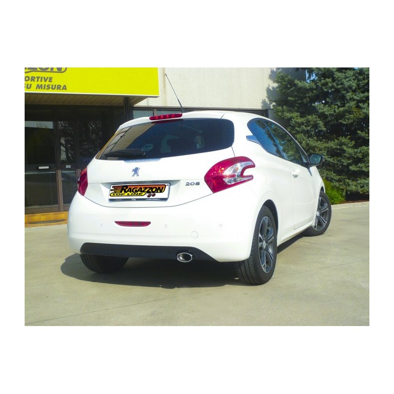 Silencieux arrière duplex en inox g/d avec 1 sortie ovale 115x70 mm - Modifier le pare-chocs d'origine