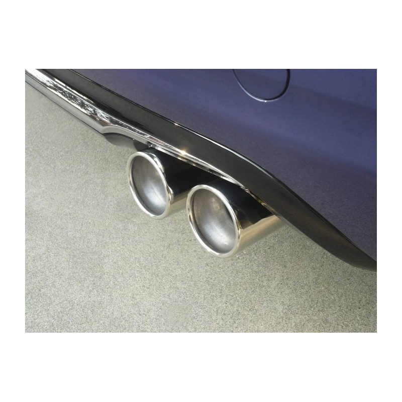 Tube intermédiaire groupe n sans silencieux en inox - Ligne avec diamètre majoré 60 mm