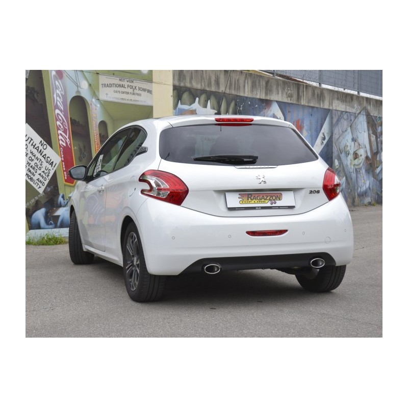 Tube intermédiaire groupe n sans silencieux en inox - Ligne avec diamètre majoré 50 mm