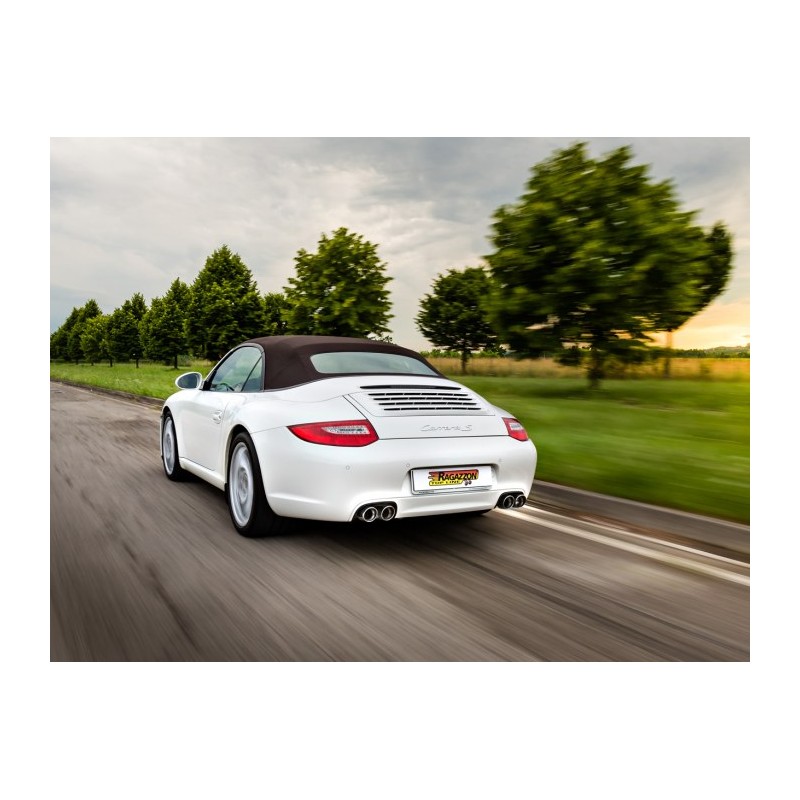 Silencieux arrière duplex en inox sans sortie